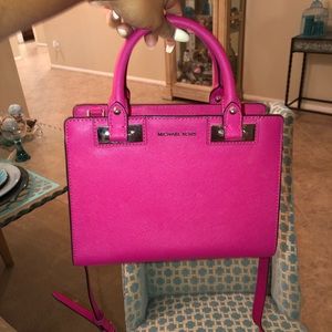 Pink Michael Kors Satchels
